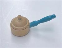 Miniature - Hånddrejet træ kasserolle